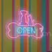 Custom Neon | Custom Pet Bone Open Neon Sign with Dog and Cat Silhouette | 17x24 2