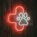 Custom Neon | Veterinary Neon Sign | 19x18 Inch 1