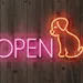 Dog Open Neon Sign 12x24 Inch | LED Pet Shop Open Light with Dog Outline & Text | Neon Storefront Sign for Groomers, Veterinary Clinics, Pet Boutiques, Cafes, Animal Shelters & Small Businesses 2