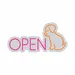 Dog Open Neon Sign 12x24 Inch | LED Pet Shop Open Light with Dog Outline & Text | Neon Storefront Sign for Groomers, Veterinary Clinics, Pet Boutiques, Cafes, Animal Shelters & Small Businesses 3