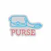 Purse Neon Sign 15x24 Inch | Blue & Red LED Neon Light with Purse Outline and Text | Fashion-Inspired Neon Artwork for Bedroom, Closet, Living Room, Retail Stores, Salons, Boutiques, Events & Parties 3