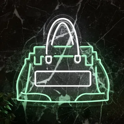 Custom Neon | Handbag Shape Neon Sign | 21x23 Inch