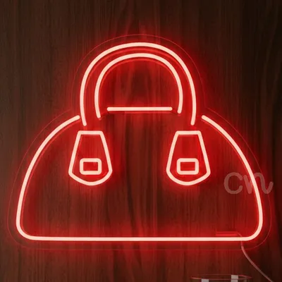 Custom Neon | Handbag Neon Sign |20x24 Inch