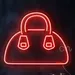 Handbag Neon Sign 20x24 Inch | Large LED Purse Shape Wall Light | Fashion-Inspired Neon Art for Bedroom, Living Room, Boutiques, Salons, Retail Shops, Parties, Events, and Modern Home Decoration 2