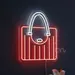 Custom Neon | Handbag Neon Sign | 23x19 Inch Red & White 2