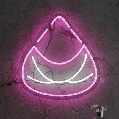 Custom Neon | Custom Handbag Neon Sign | 18x17 Inch Pink & White