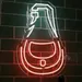 Custom Neon | Custom Neon Sign | 21x14 Inch Handbag Shape Red & White 2